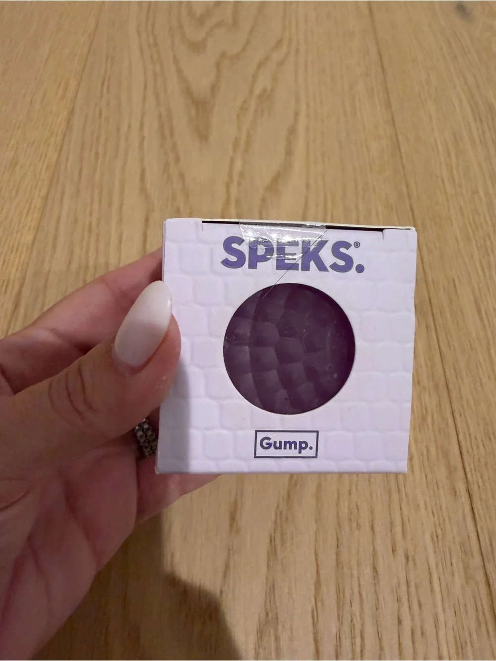 SPEKS Gump Purple Memory Gel Stress Ball - Kids Plush Stress Toy
